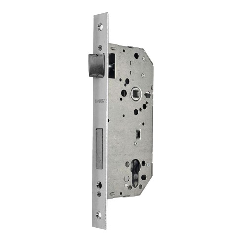 Cerradura embutir c/c cre12 50/85 mm níquel satinado