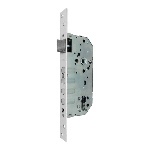 Cerradura embutir c/c cre13 50/85 mm níquel satinado