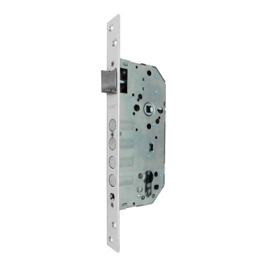 Cerradura embutir c/c cre13 50/85 mm níquel satinado