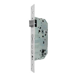 Cerradura embutir c/c cre13 50/85 mm níquel satinado