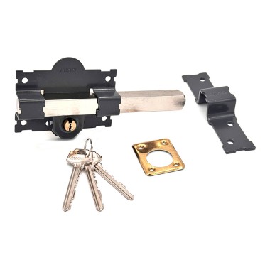 Cerrojo sobreponer crr07 105l/50 mm pintado gris