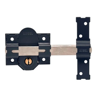 Cerrojo sobreponer crr09 86l/70 mm pintado gris