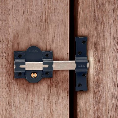 Cerrojo sobreponer crr09 86l/70 mm pintado gris