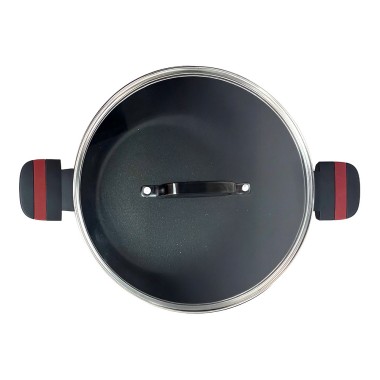 Cacerola de aluminio fundido con tapa, inducción, denia experto ø24 x 12,5 cm