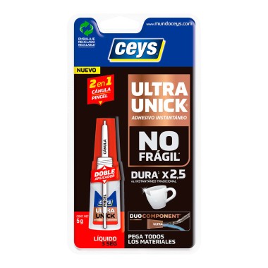 Adhesivo universal ultra unick, cánula / pincel, 5 g
