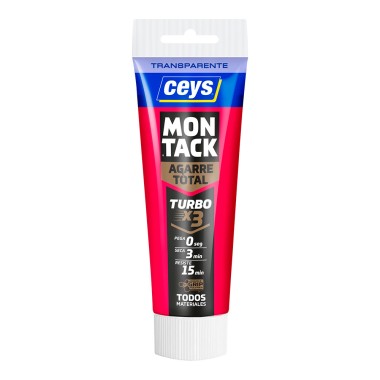 Adhesivo pro de montaje montack turbo tubo transparente 125 ml