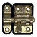 Pasador reforzado base plástica 25 mm dorado