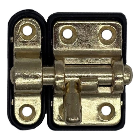 Pasador reforzado base plástica 25 mm dorado