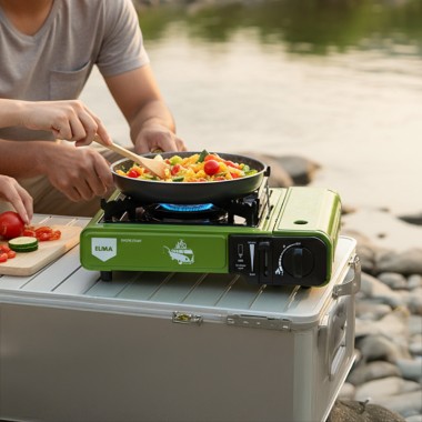 Cocina de gas butano/propano outer start verde 2300 w