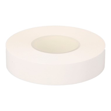 Cinta aislante eléctrica profesional pvc alta adhesion 19 mm x 33 m, blanca