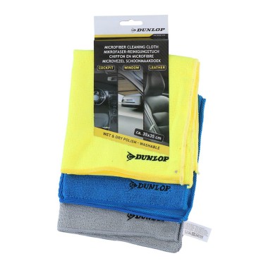 Paño de microfibra para limpieza de coche 35 x 35 cm, set 3 uds