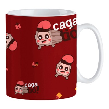 Taza caga tió 330 ml en caja regalo, modelos variados