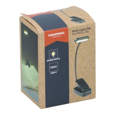 Lámpara de lectura con clip