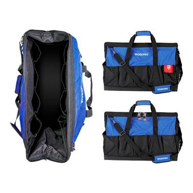 Bolsa de herramientas con cremallera con base impermeable 60 x 26 x 40 cm