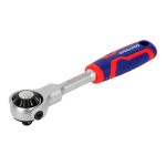 Carraca cabeza articulada 1/4", 72 dientes