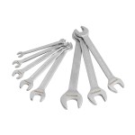 Llaves fijas cr-v de doble boca, juego 8 piezas
