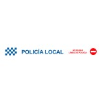 Cinta balizamiento policía local 75 mm x 0,05 mm x 200 m