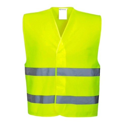 Chaleco de alta visibilidad amarillo fluor talla m