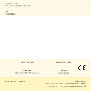 Reloj de pulsera + pulsera, modelos variados, color plata, 19 x 2,5 x 0,8 cm