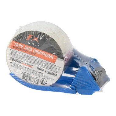 Dispensador cinta de embalaje transparente + rollo 50 mm x 50 m