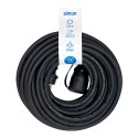 Prolongador profesional 20 m, ip44, h07rn-f 3 g 2,5 mm², 1 toma con tapa, 16 a 250 v~, negro