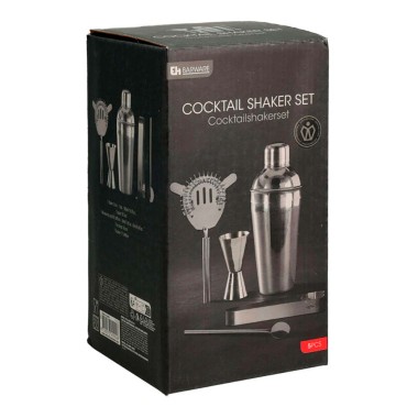 Coctelera de acero inoxidable, 5 piezas