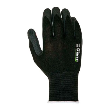 Guante nailon / licra con palma nitrilo foam/puntos, agility® dots, negro y rojo, t-7 s