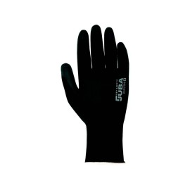 Guante poliéster con palma poliuretano, keep safe, negro, t-10 xl