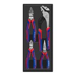 Alicates profesionales, juego 4 piezas
