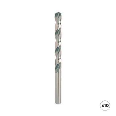 Broca hss4341 para metal, rectificada, ø6,00 x 93,00 mm, 10 uds