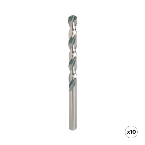 Broca hss4341 para metal, rectificada, ø6,00 x 93,00 mm, 10 uds