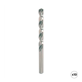 Broca hss4341 para metal, rectificada, ø6,00 x 93,00 mm, 10 uds