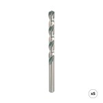 Broca hss4341 para metal rectificada, ø2,50 x 57,00 mm, 5 uds
