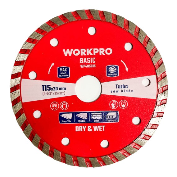 Disco diamantado turbo basic, ø115 x 20 mm