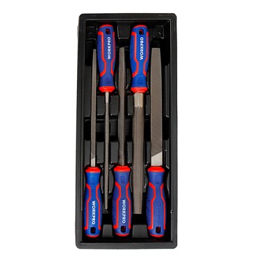 Limas 200 mm, juego 5 piezas