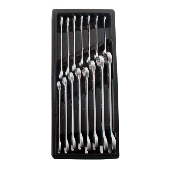 Llaves combinadas, fija - estrella, 7-22 mm, 15 piezas