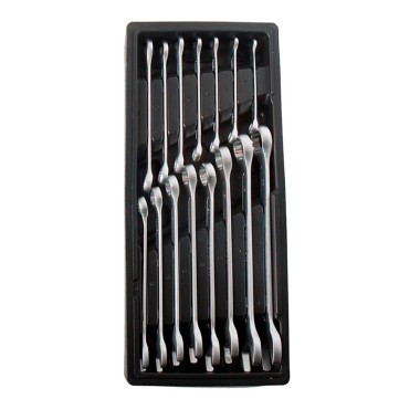 Llaves combinadas, fija - estrella, 7-22 mm, 15 piezas