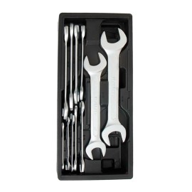 Llaves fijas de doble boca, juego 11 piezas