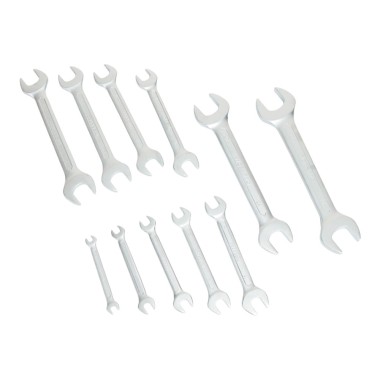 Llaves fijas de doble boca, juego 11 piezas