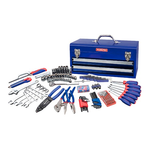 Maleta herramientas mecánicas, 239 piezas, (métrico)