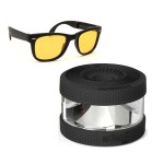 Baliza v16 de emergencia homologada conectada geolocalizable con dgt 3.0 fase light + gafas de noche de regalo