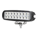 Faro de trabajo rectangular 16 leds 1500 lm 9 - 32 v ip67