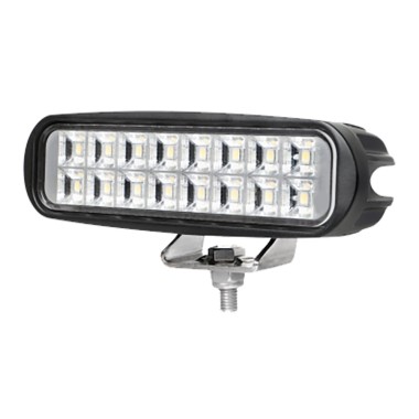 Faro de trabajo rectangular 16 leds 1500 lm 9 - 32 v ip67