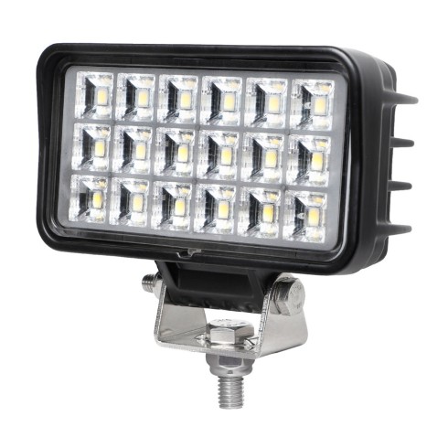 Faro de trabajo rectangular 18 leds 1500 lm 9 - 32 v ip67