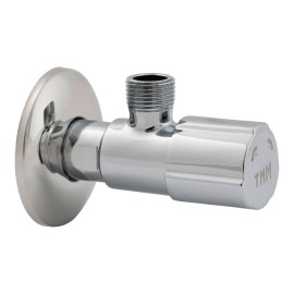 Válvula escuadra cerámica ½ pulg x ¾ pulg