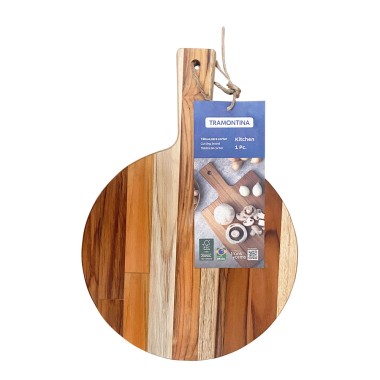 Tabla para pizza con mango ø28 x 1,8 cm