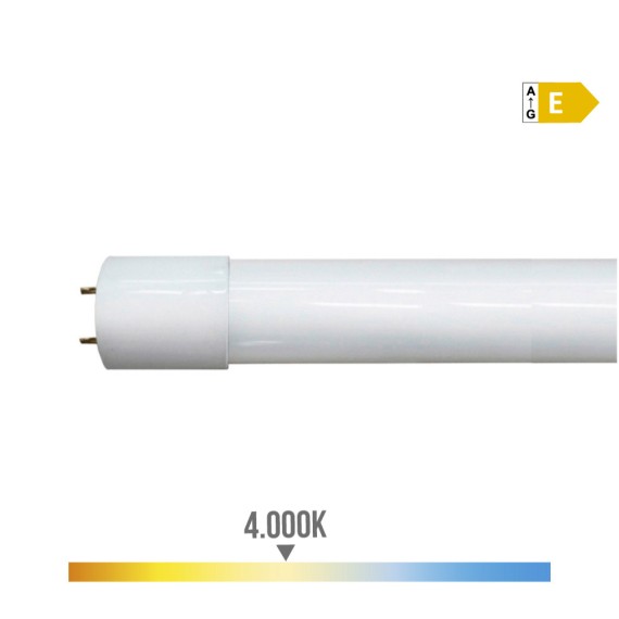 Tubo led t8, 09 w, 990 lm, 4000 k, luz día, ø26 x 600 mm