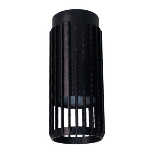 Foco 1 elemento sahara arenado, gu10, 10w (bombilla no incluida), negro, ø6 x 14 cm