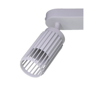 Foco 2 elementos sahara arenado, gu10, 10w (bombillas no incluidas), blanco, 30 x 6 x 21 cm