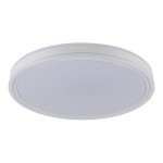 Plafón led circular, targes, 80 w, 3cct, 8800 lm, blanco, ø60 x 6,5 cm